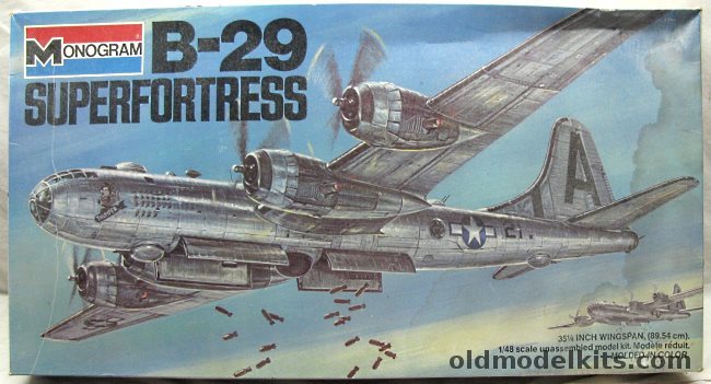 Monogram 1/48 B-29 Superfortress with Diorama Sheet, 5700 plastic model kit